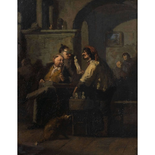 SIMON DURAND : Interieur mit Skulpturenh�ndler (DOBIASCHOFSKY AUKTIONEN AG)