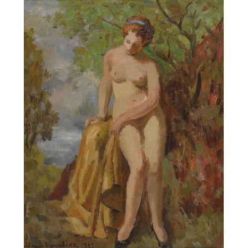 HANS VAUTIER : Weiblicher Akt im Wald (DOBIASCHOFSKY AUKTIONEN AG)