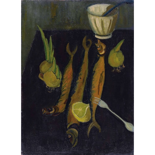 GEORGES BORGEAUD : 'Les harengs' (DOBIASCHOFSKY AUKTIONEN AG)
