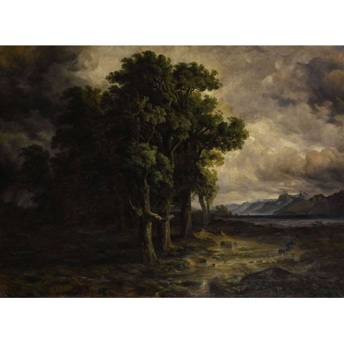 ALEXANDRE CALAME : 'Ch�nes battus par l′orage' (DOBIASCHOFSKY AUKTIONEN AG)