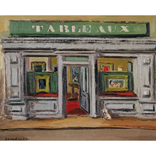RAOUL DOMENJOZ : Magasin de tableaux (DOBIASCHOFSKY AUKTIONEN AG)