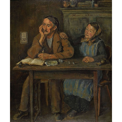 GOTTFRIED L�SCHER : Das Bauernpaar (DOBIASCHOFSKY AUKTIONEN AG)