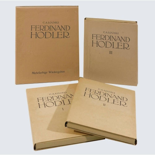 FERDINAND HODLER : Carl Albert Losli: 'Ferdinand Hodler' (DOBIASCHOFSKY AUKTIONEN AG)