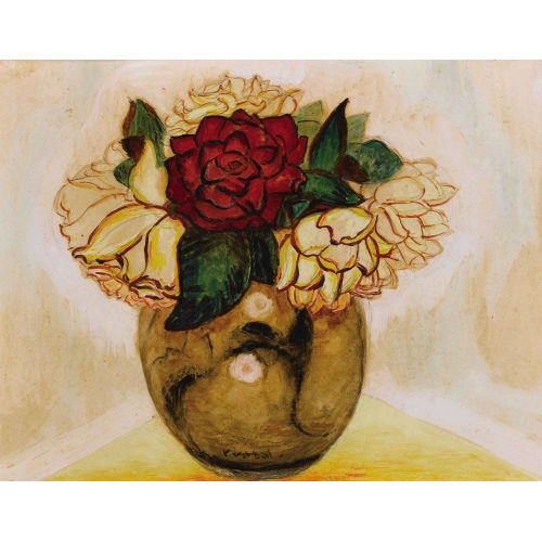 ANDR� JEAN EVARD : Blumenstillleben (DOBIASCHOFSKY AUKTIONEN AG)