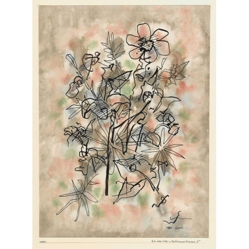 OTTO NEBEL : 'Sp�tsommerblumen I' (DOBIASCHOFSKY AUKTIONEN AG)