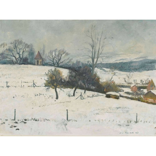 JOS� FABRI-CANTI : Winterlandschaft (DOBIASCHOFSKY AUKTIONEN AG)