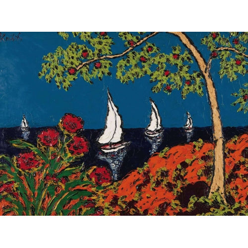 ANTOINE KNIBILY : 'Voiliers blancs' (DOBIASCHOFSKY AUKTIONEN AG)