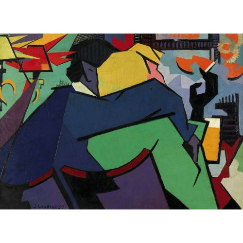 JEAN-PIERRE VIOLLIER : 'Les amants II' (DOBIASCHOFSKY AUKTIONEN AG)