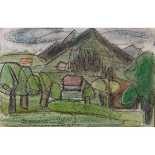WERNER PAUL WITSCHI : H�gelige Landschaft (DOBIASCHOFSKY AUKTIONEN AG)