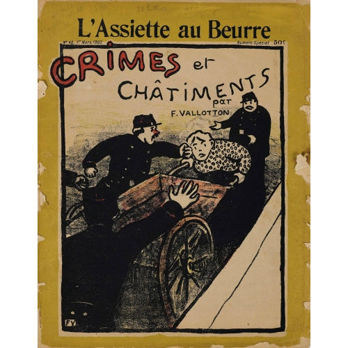 F�LIX VALLOTTON : 'L′Assiette au Beurre. Crimes et ch�timents' (DOBIASCHOFSKY AUKTIONEN AG)