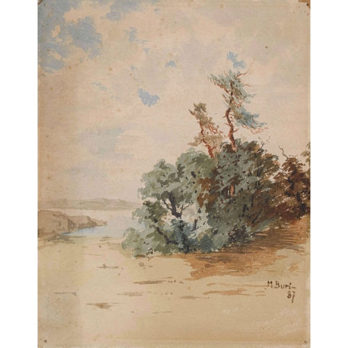 MAX BURI : Ufer am Brienzersee (DOBIASCHOFSKY AUKTIONEN AG)