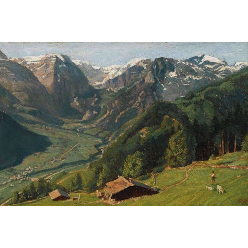 OTTO FR�LICHER : Sommerliche Alplandschaft (DOBIASCHOFSKY AUKTIONEN AG)