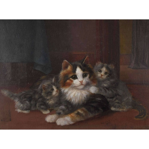 BURKHARD (GEN. KATZEN-FLURY) FLURY : Katzentrio (DOBIASCHOFSKY AUKTIONEN AG)