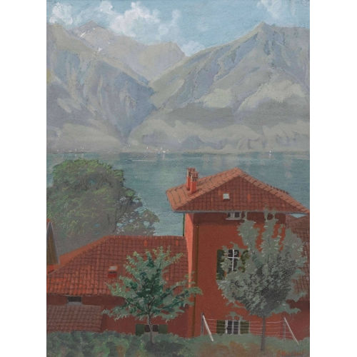 ERNST KREIDOLF : 'Villa in Locarno' (DOBIASCHOFSKY AUKTIONEN AG)