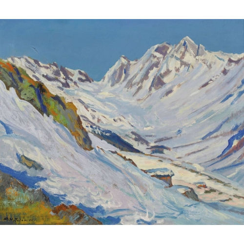 ALBERT NYFELER : 'L�tschental' (DOBIASCHOFSKY AUKTIONEN AG)