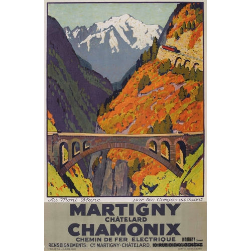 OTTO BAUMBERGER : 'Martigny Ch�telard Chamonix' (DOBIASCHOFSKY AUKTIONEN AG)
