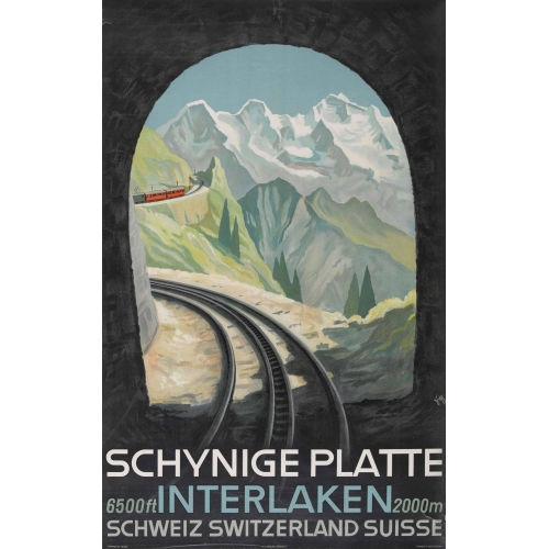 ALEX WALTER DIGGELMANN : 'Schynige Platte Interlaken' (DOBIASCHOFSKY AUKTIONEN AG)