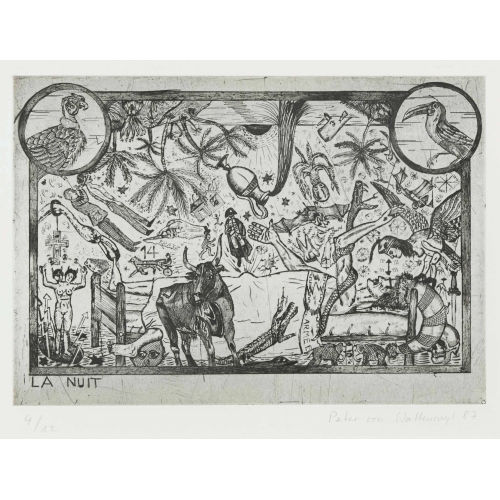 PETER VON WATTENWYL : 'La nuit' (DOBIASCHOFSKY AUKTIONEN AG)