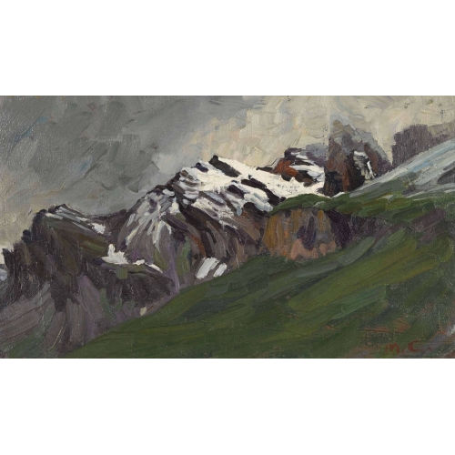 MARTHA CUNZ : Gebirgslandschaft (DOBIASCHOFSKY AUKTIONEN AG)
