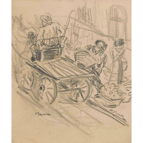 KARL SCHENK : Marktszene in Bern (DOBIASCHOFSKY AUKTIONEN AG)