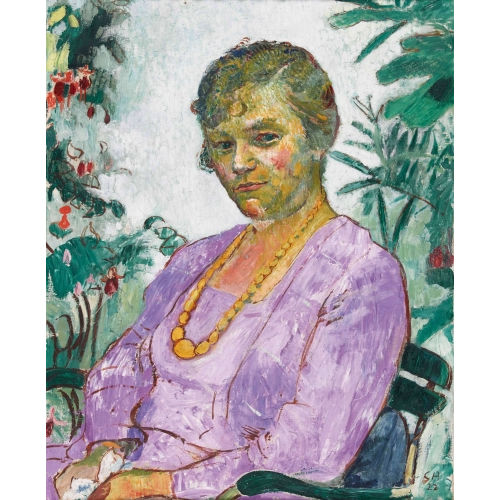 CUNO AMIET : 'Frau Sautter' (DOBIASCHOFSKY AUKTIONEN AG)