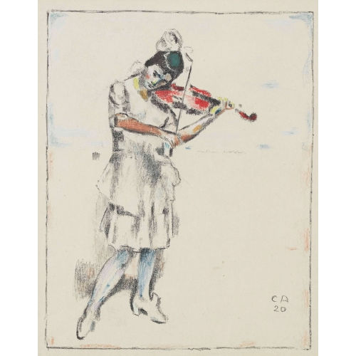 CUNO AMIET : 'Geigenspielerin' (DOBIASCHOFSKY AUKTIONEN AG)