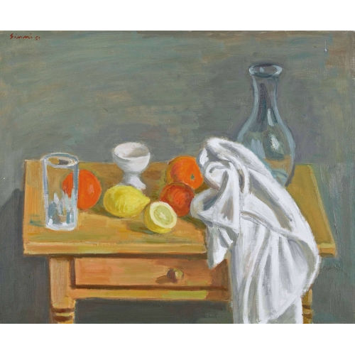 WILHELM GIMMI : 'Nature morte aux oranges' (DOBIASCHOFSKY AUKTIONEN AG)