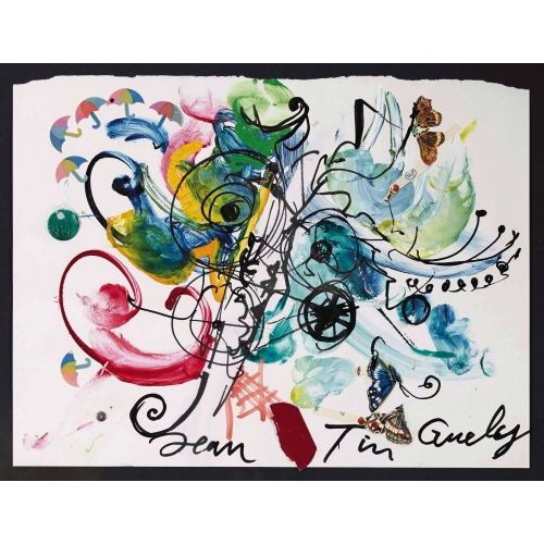 JEAN TINGUELY : Komposition mit Schmetterlingen (DOBIASCHOFSKY AUKTIONEN AG)