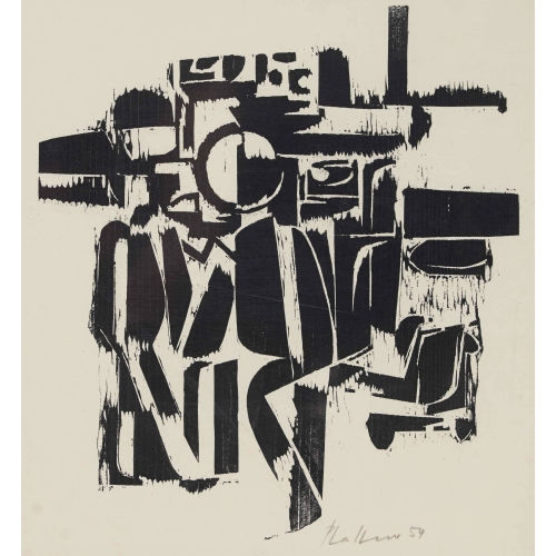 HERMANN PLATTNER : Expressive Komposition (DOBIASCHOFSKY AUKTIONEN AG)