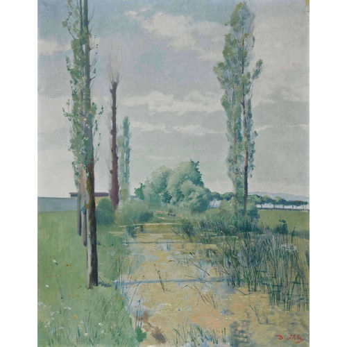 JEAN-DANIEL IHLY : Sommerliche Bachlandschaft (DOBIASCHOFSKY AUKTIONEN AG)