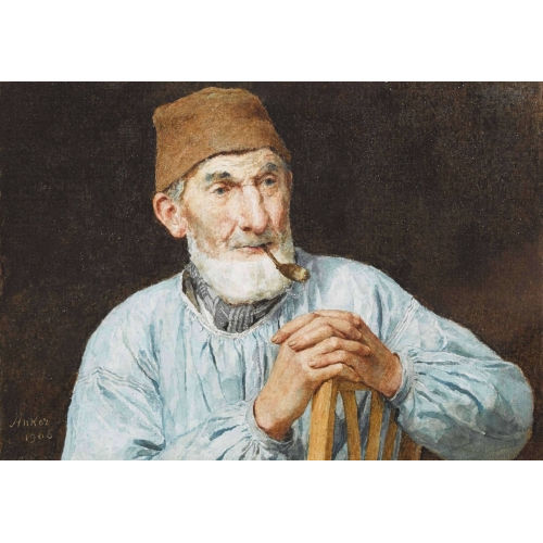 ALBERT ANKER : 'Bauersmann' (DOBIASCHOFSKY AUKTIONEN AG)