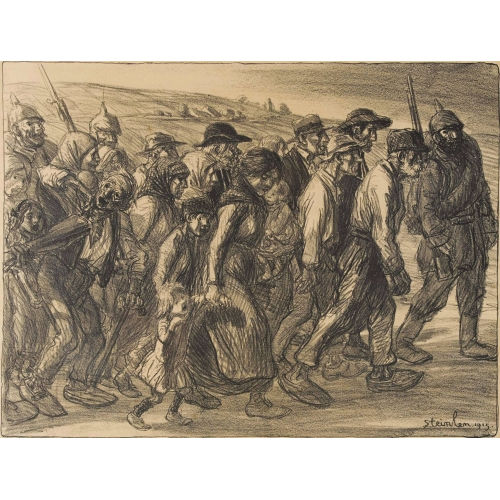 TH�OPHILE-ALEXANDRE STEINLEN : Fl�chtlinge (DOBIASCHOFSKY AUKTIONEN AG)