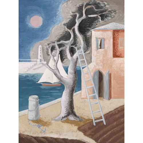 REN� HERBERT (RENATO) PARESCE : Hafen am Mittelmeer (DOBIASCHOFSKY AUKTIONEN AG)