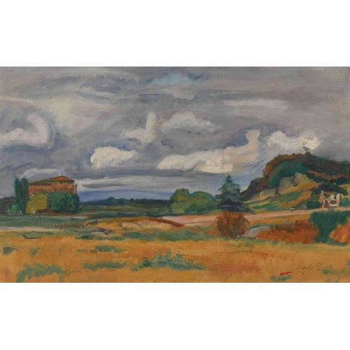 KARL THEOPHIL DICK : Weite Sommerlandschaft (DOBIASCHOFSKY AUKTIONEN AG)