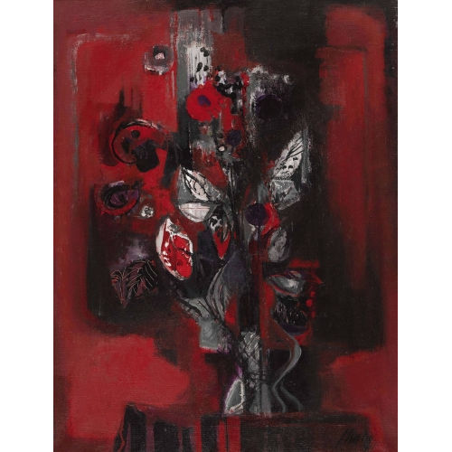 FRANK CHABRY : Blumenstillleben (DOBIASCHOFSKY AUKTIONEN AG)