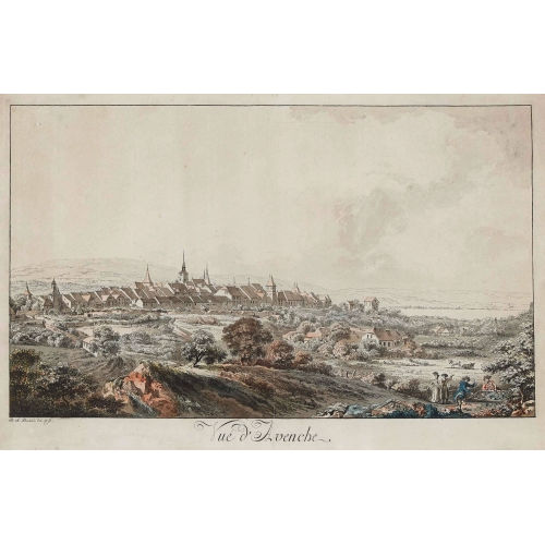 BALTHASAR ANTON DUNKER : 'Vu� d′Avenche' (DOBIASCHOFSKY AUKTIONEN AG)