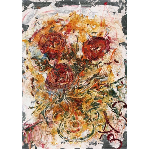 ANATOLY TIMOFEEVIC ZVEREV : Blumenstillleben (DOBIASCHOFSKY AUKTIONEN AG)