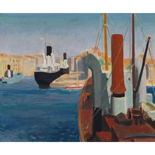 WILHELM GIMMI : 'Port de S�te' (DOBIASCHOFSKY AUKTIONEN AG)