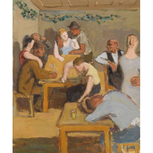 WILHELM GIMMI : 'Sc�ne d′auberge' (DOBIASCHOFSKY AUKTIONEN AG)