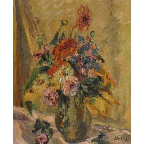 JOHANNA H. MERRE : Blumenstillleben (DOBIASCHOFSKY AUKTIONEN AG)