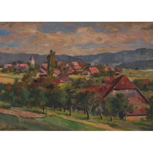 HANS GARTMEIER : Emmentaler Landschaft (DOBIASCHOFSKY AUKTIONEN AG)