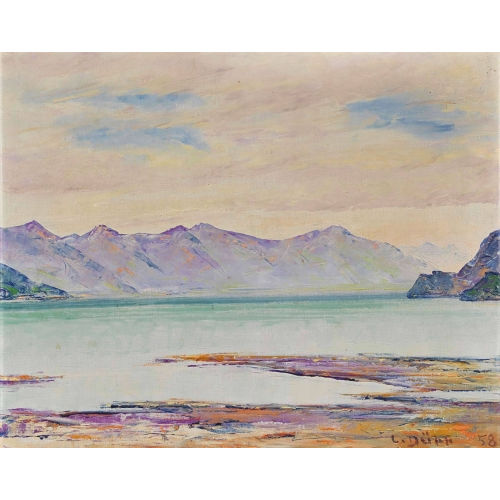 LOUIS D�RR : Brienzersee mit Brienzergrat (DOBIASCHOFSKY AUKTIONEN AG)
