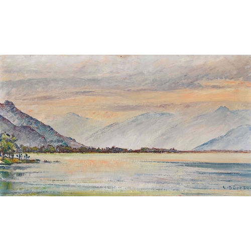 LOUIS D�RR : Thunersee im Dunst (DOBIASCHOFSKY AUKTIONEN AG)