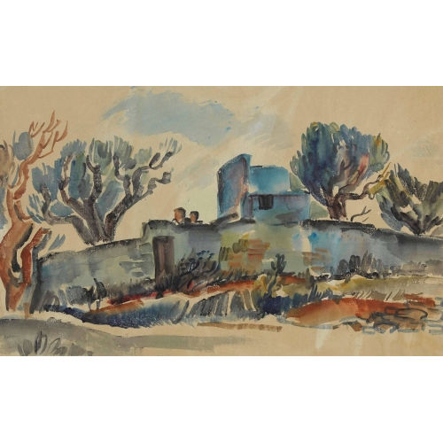 CARL RABUS : Landschaftspartie (DOBIASCHOFSKY AUKTIONEN AG)