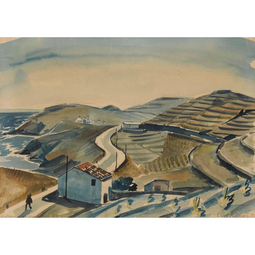 CARL RABUS : 'Weinberge am Meer' (DOBIASCHOFSKY AUKTIONEN AG)