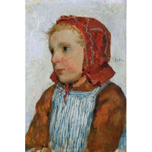ALBERT ANKER : 'Bildnis eines M�dchens' (DOBIASCHOFSKY AUKTIONEN AG)