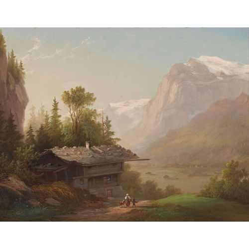 FERDINAND SOMMER : Sommerliche Berglandschaft mit dem Titlis (DOBIASCHOFSKY AUKTIONEN AG)