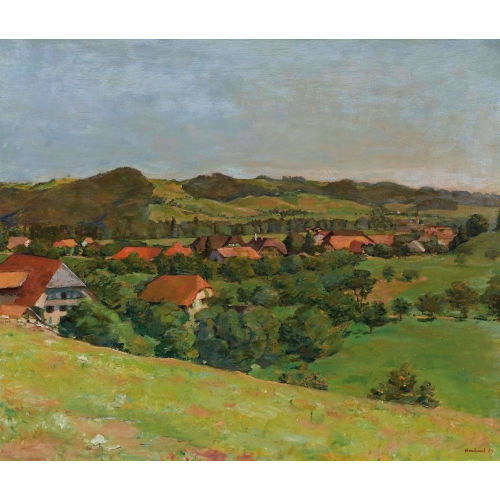 WERNER NEUHAUS : Emmentaler Landschaft (DOBIASCHOFSKY AUKTIONEN AG)