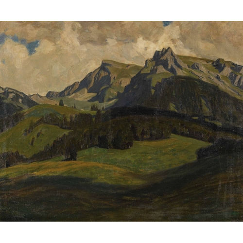 EMIL SCHILL : Alpenlandschaft (DOBIASCHOFSKY AUKTIONEN AG)