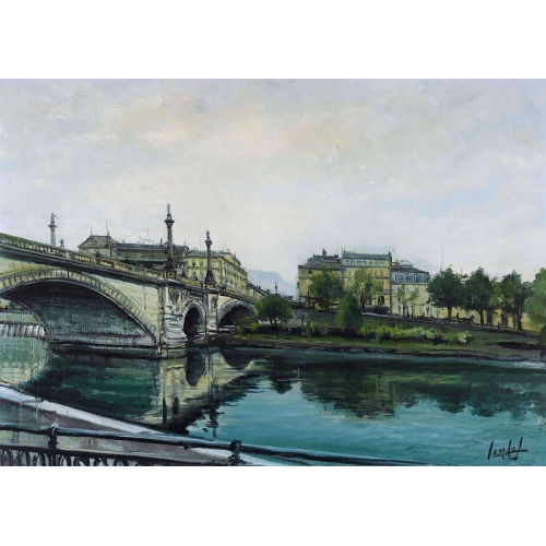 SERGIO CECCHI : Pont de la Coulouvreni�re � Gen�ve (DOBIASCHOFSKY AUKTIONEN AG)